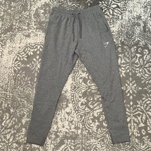 Gymshark Heather Grey Critical Zip Joggers - Adult Small - NWOT